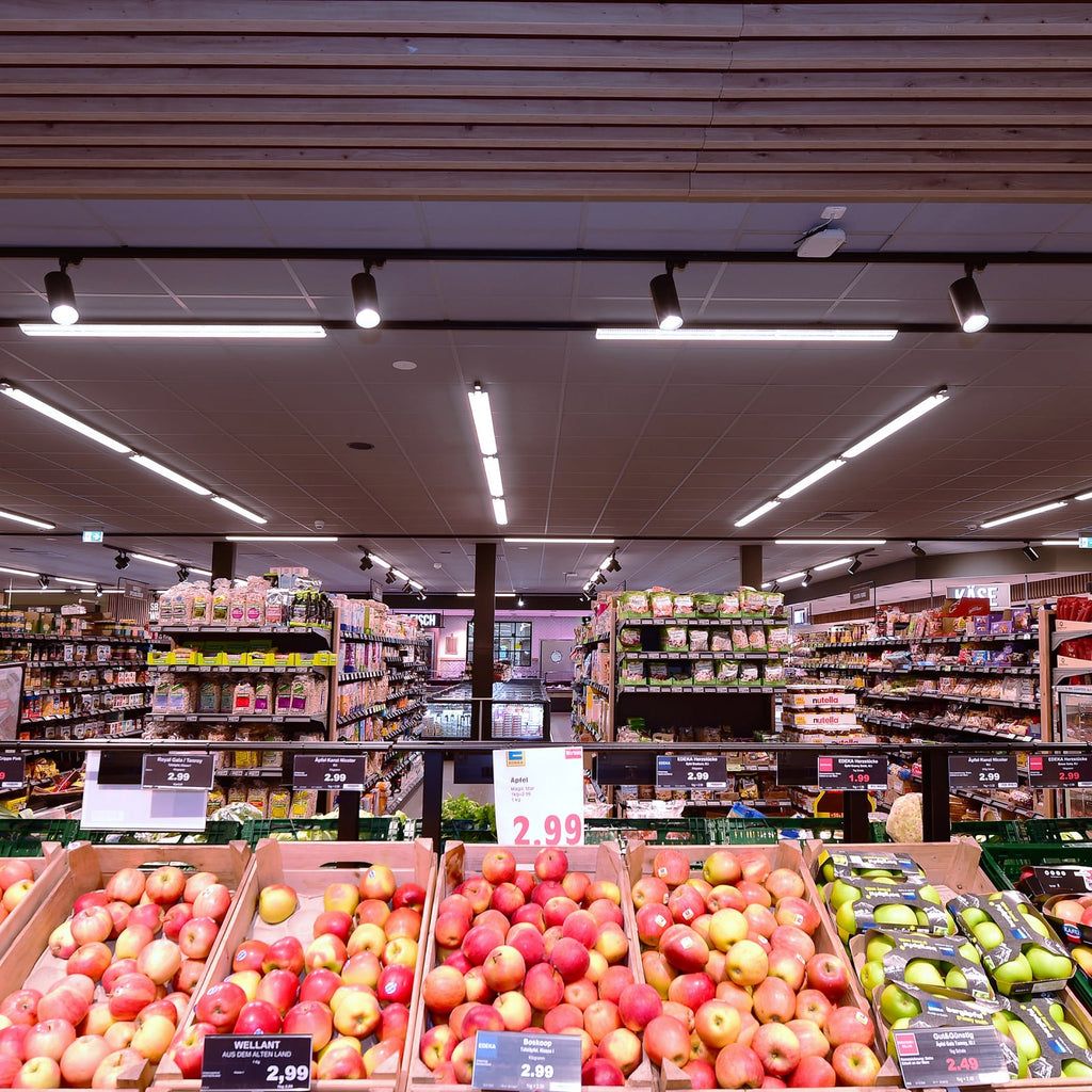 LED 3-fase skinnespot Lucea dimbar 15W CCT svart forfra