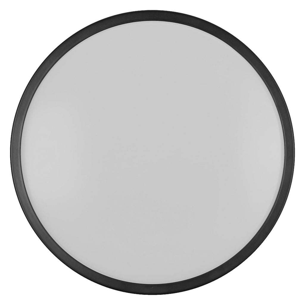 LED baderomslampe BATHROOM svart Ø30 cm IP44 montert på bad