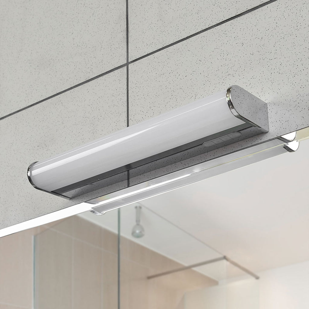 LED baderomslampe Jesko vegg dimbar CCT 33 cm IP44 bakside