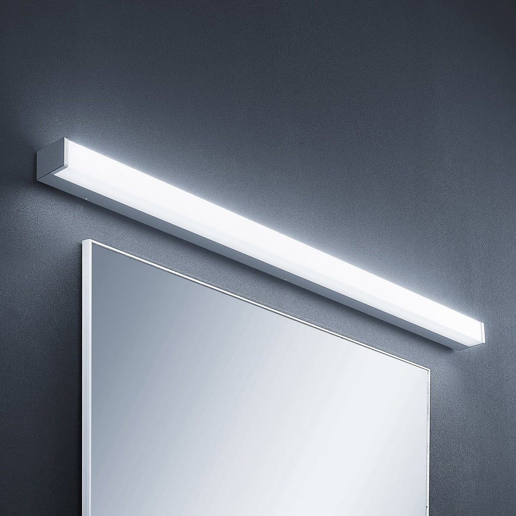 LED baderomslampe Klea krom 120 cm IP44 forfra