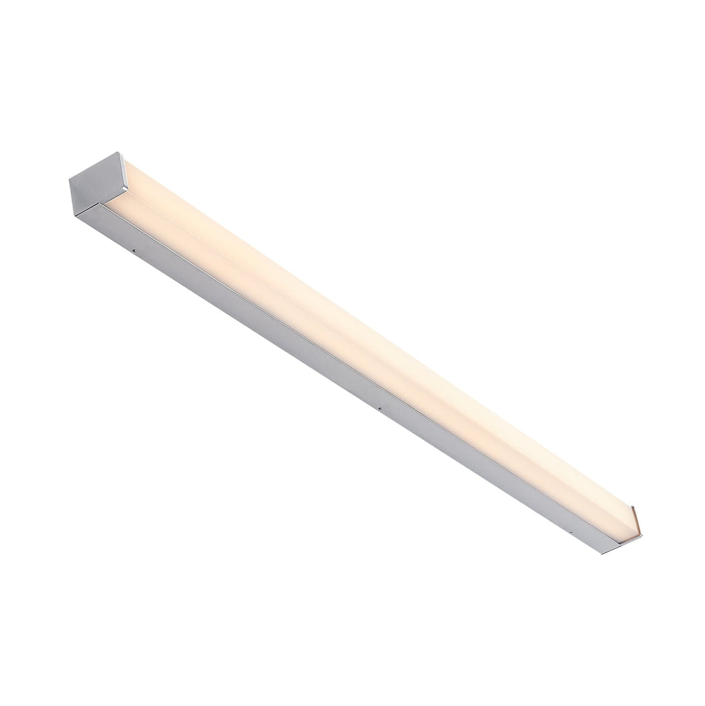 LED baderomslampe Klea krom 120 cm IP44 detalj kromdetaljer