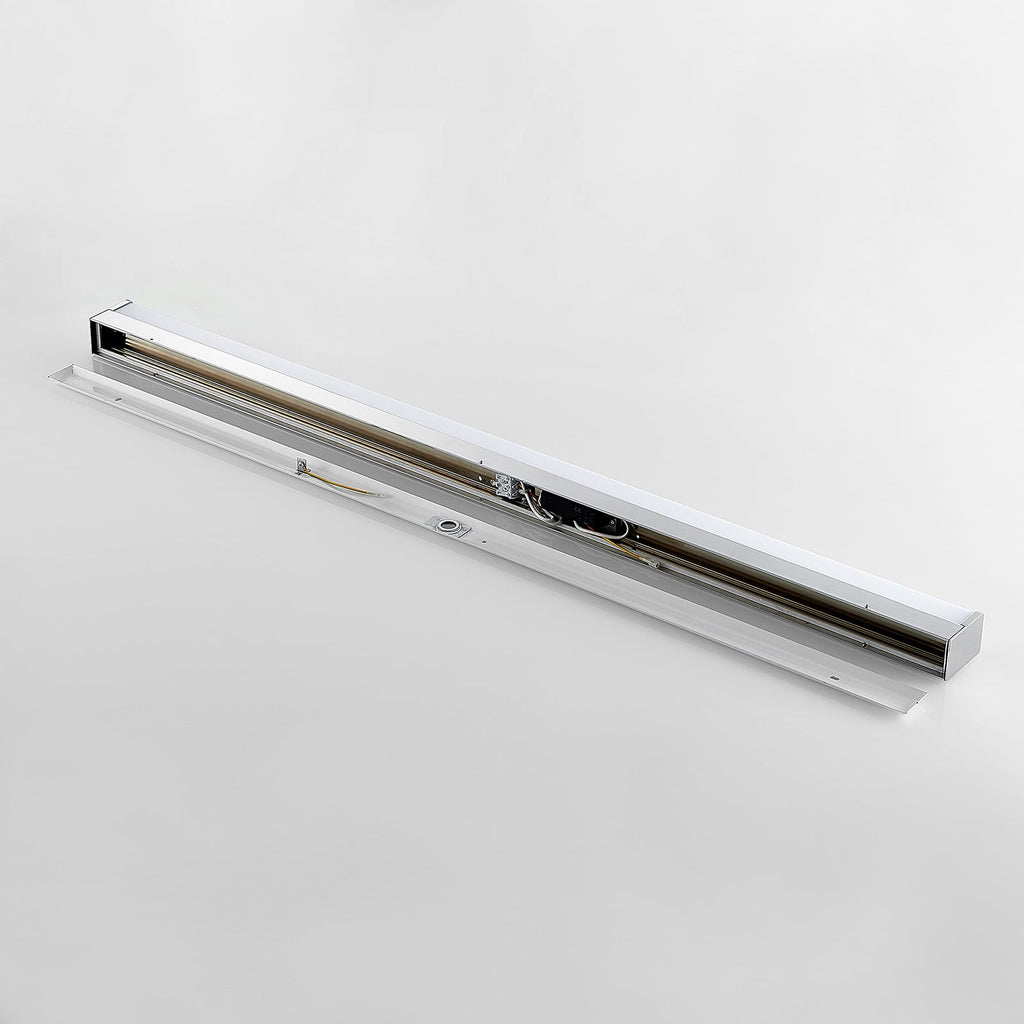 LED baderomslampe Klea krom 120 cm IP44 sideprofil