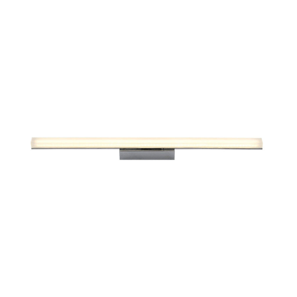LED baderomslampe Levke akryl krom 75 cm dimbar IP44 detalj kromfinish