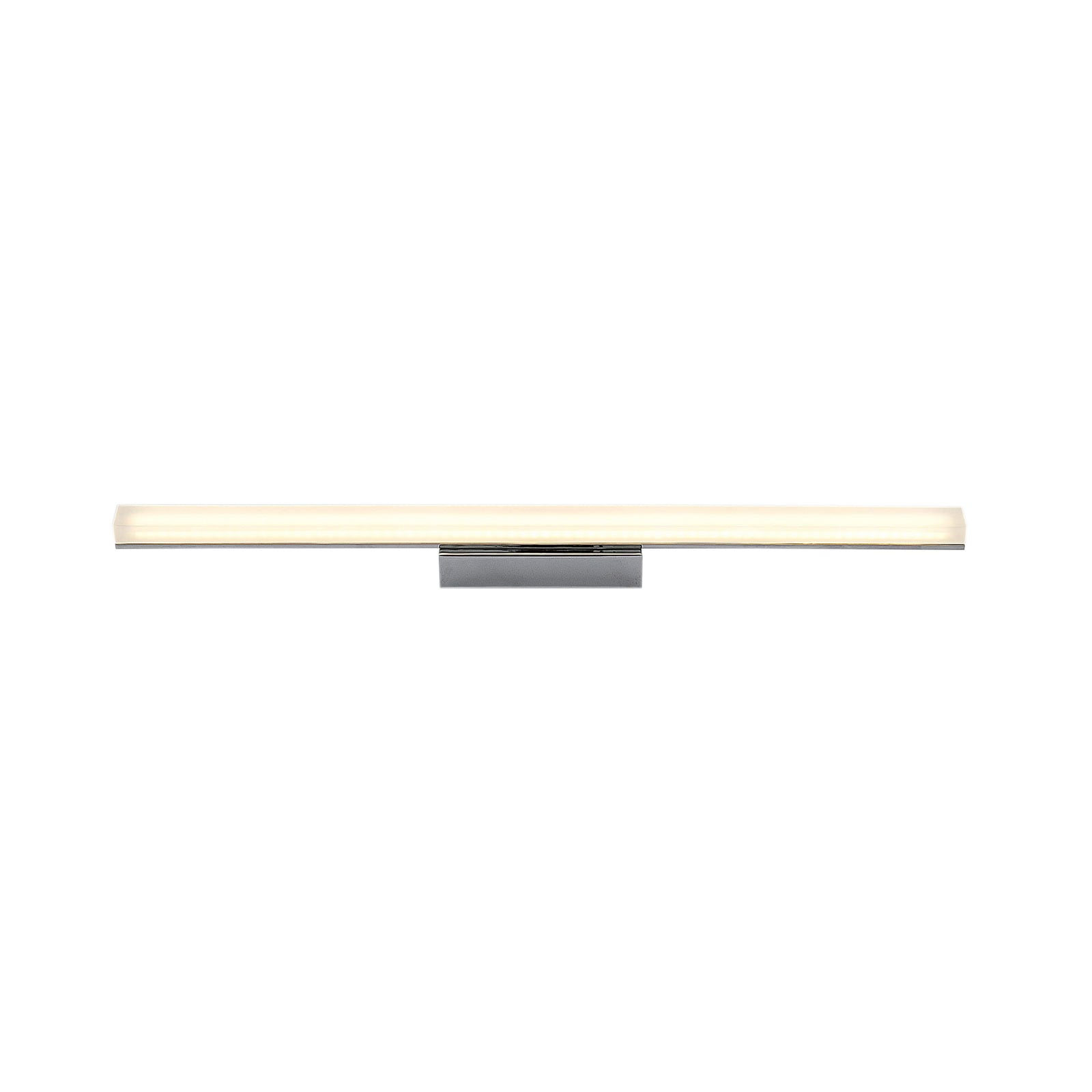 LED baderomslampe Levke akryl krom 75 cm dimbar IP44 detalj kromfinish