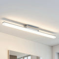 LED baderomslampe Levke akryl krom 75 cm dimbar IP44 forfra