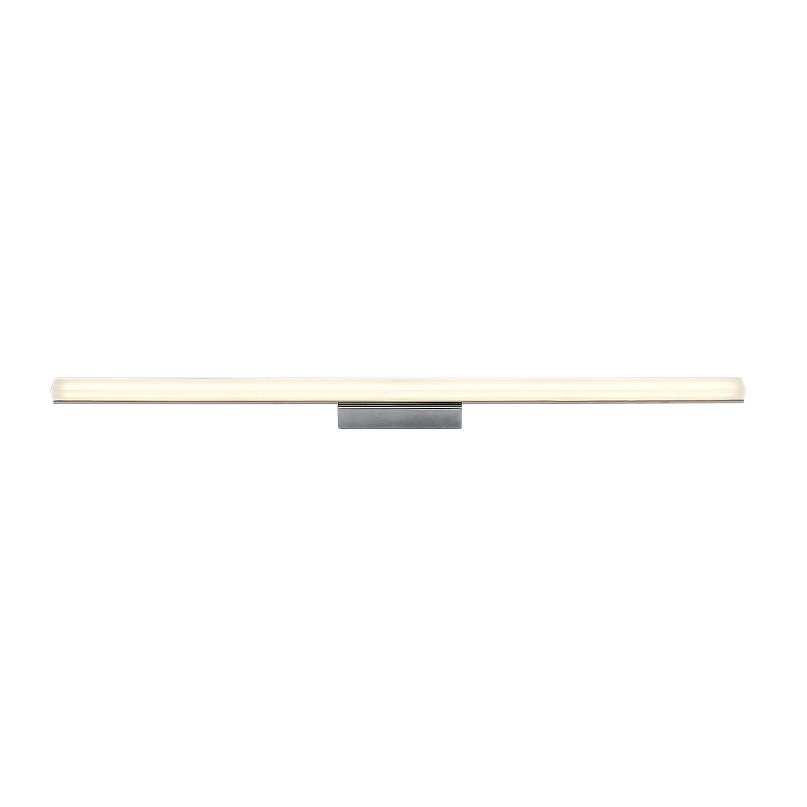 LED baderomslampe Levke dimbar krom/hvit 100 cm detalj