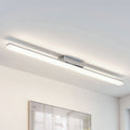 LED baderomslampe Levke dimbar krom/hvit 100 cm forfra