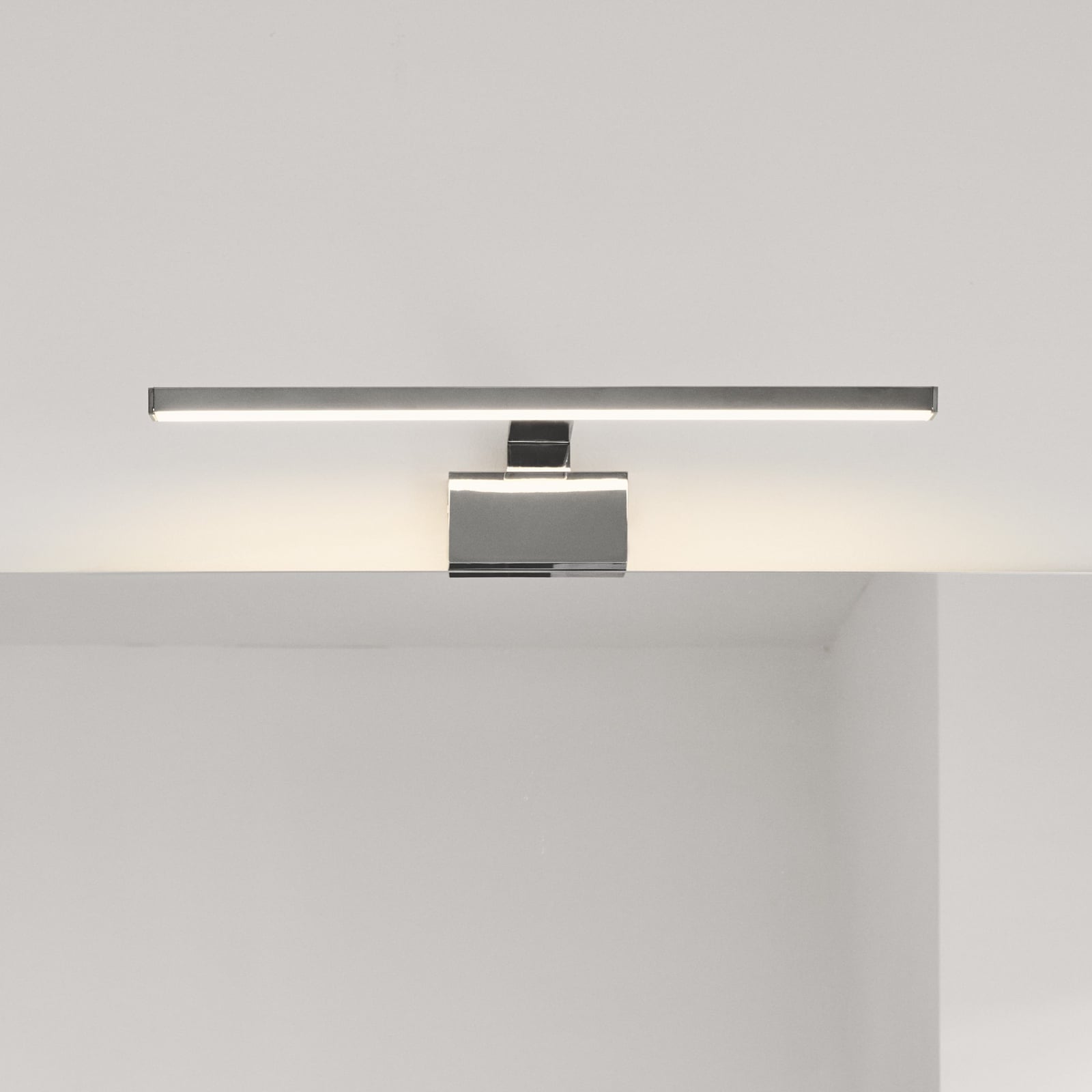 LED baderomslampe Marlee krom 50 cm IP44 3000K forfra