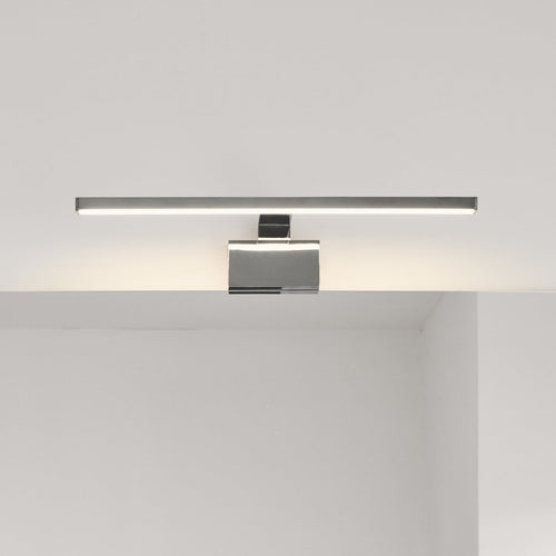 LED baderomslampe Marlee krom 50 cm IP44 3000K forfra