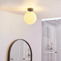 LED baderomslampe Maviris kuleformet glass forfra