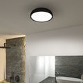LED baderomslampe Oka CCT svart front