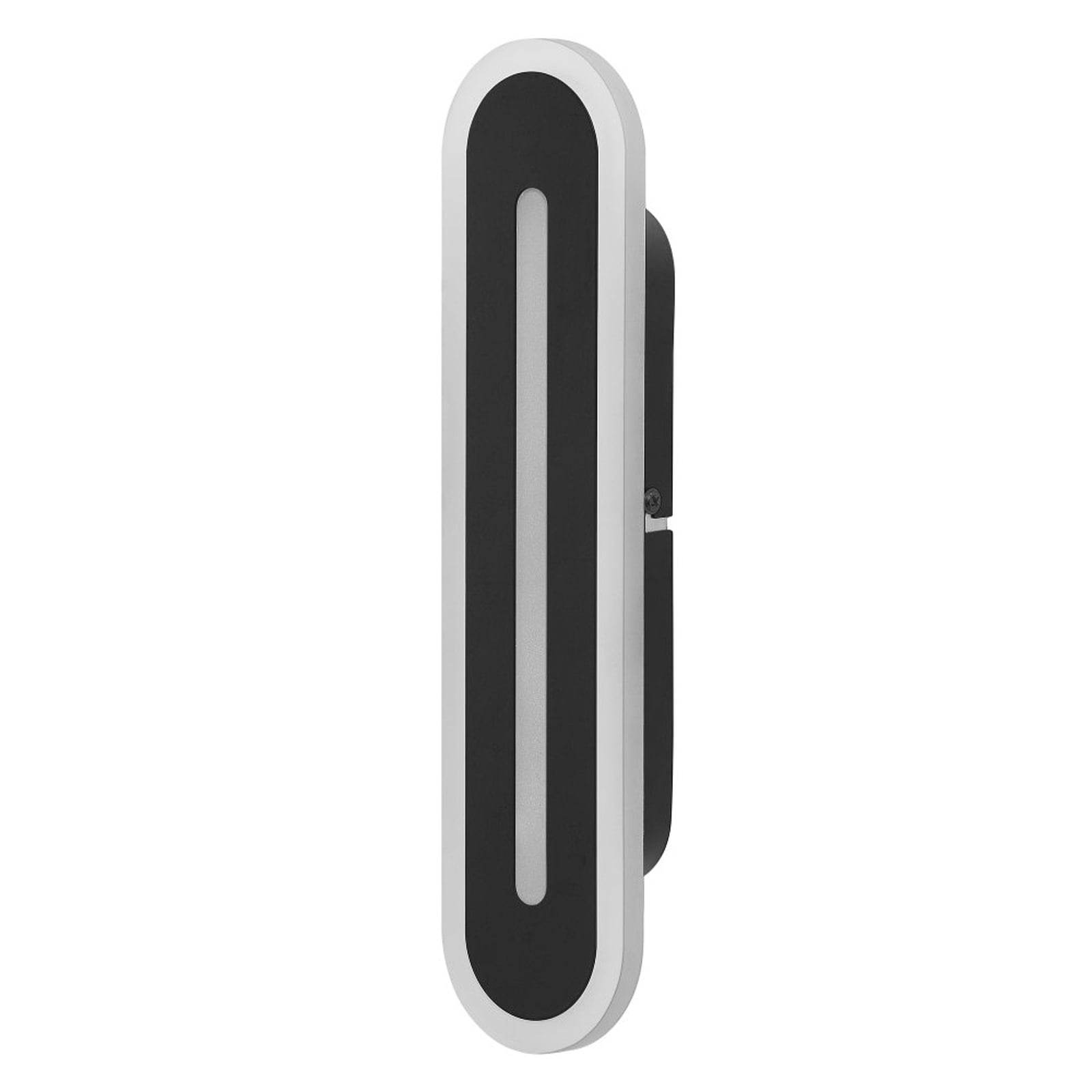 Detalj av LED baderomslampe Orbis Bath Wall WiFi CCT IP44 30 cm svart