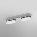 LED baderomslampe Orbis Wall Duplo WiFi 2-lys sølv forfra