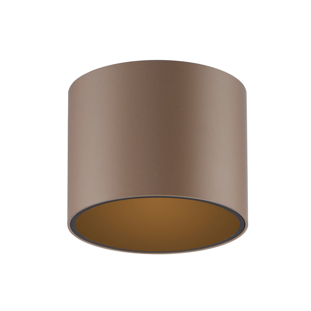 LED baderomslampe Point bronse forfra