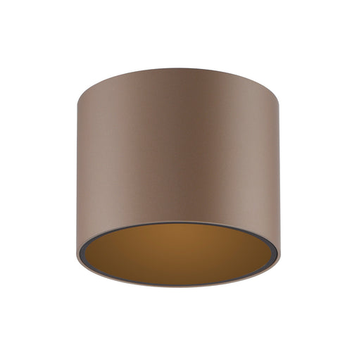 LED baderomslampe Point bronse forfra