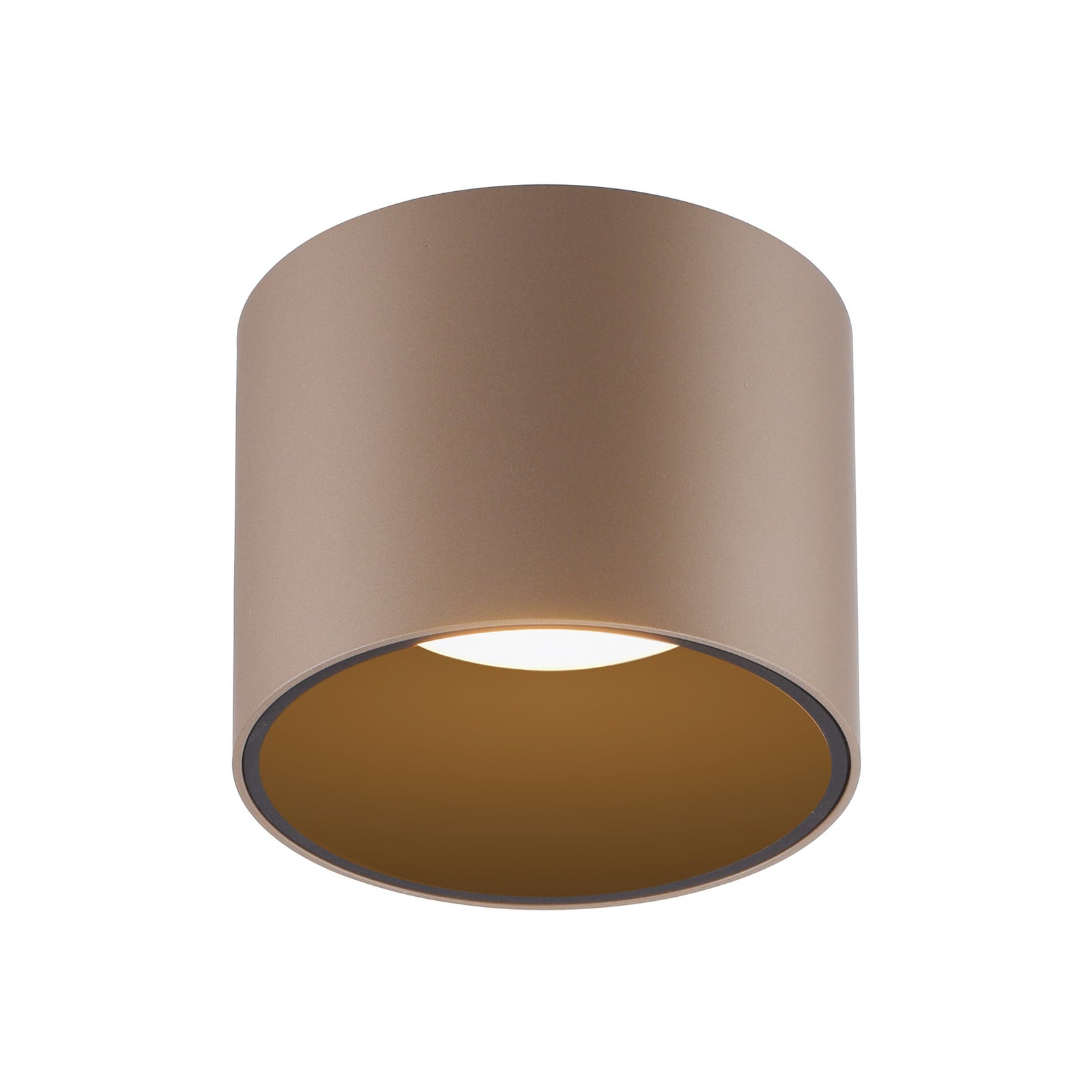 Montert LED baderomslampe Point bronse i bad