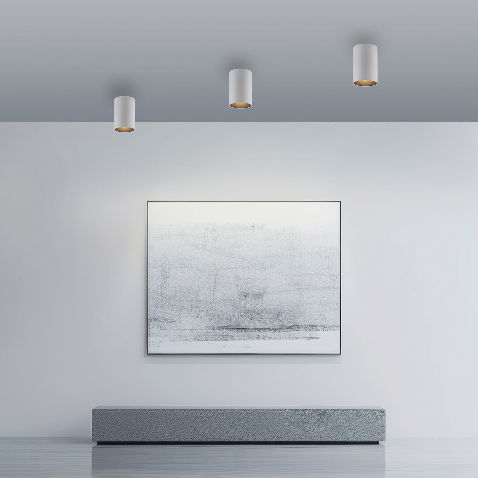 LED baderomslampe Point hvit Ø6 cm 6W dimbar IP44 bakside