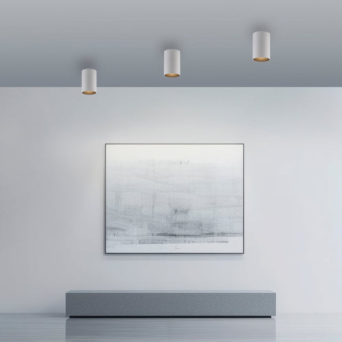 LED baderomslampe Point hvit Ø6 cm 6W dimbar IP44 bakside