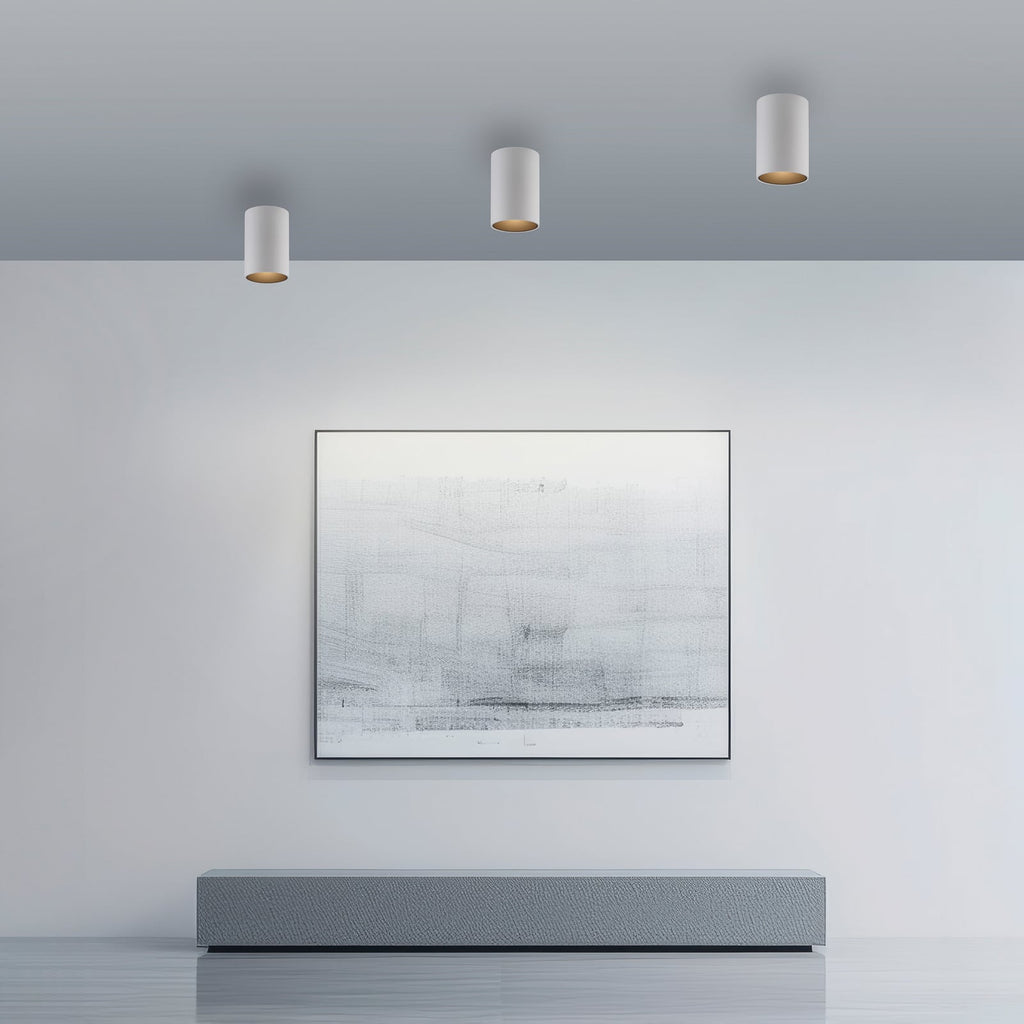 LED baderomslampe Point hvit Ø6 cm 6W dimbar IP44 bakside