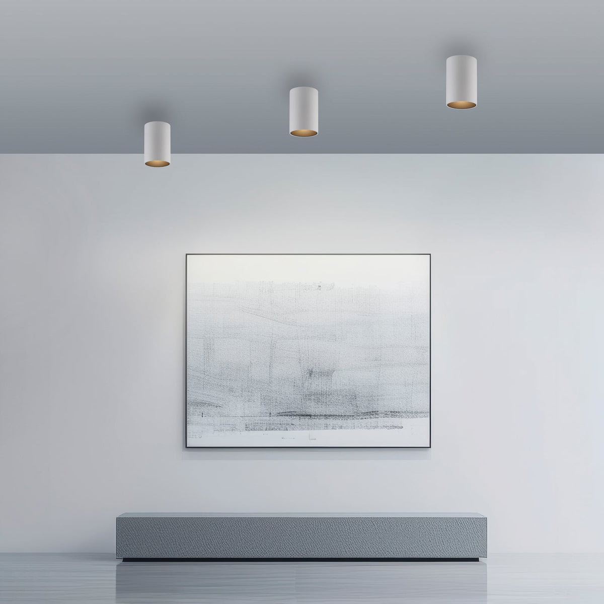 LED baderomslampe Point hvit Ø6 cm 6W dimbar IP44 bakside