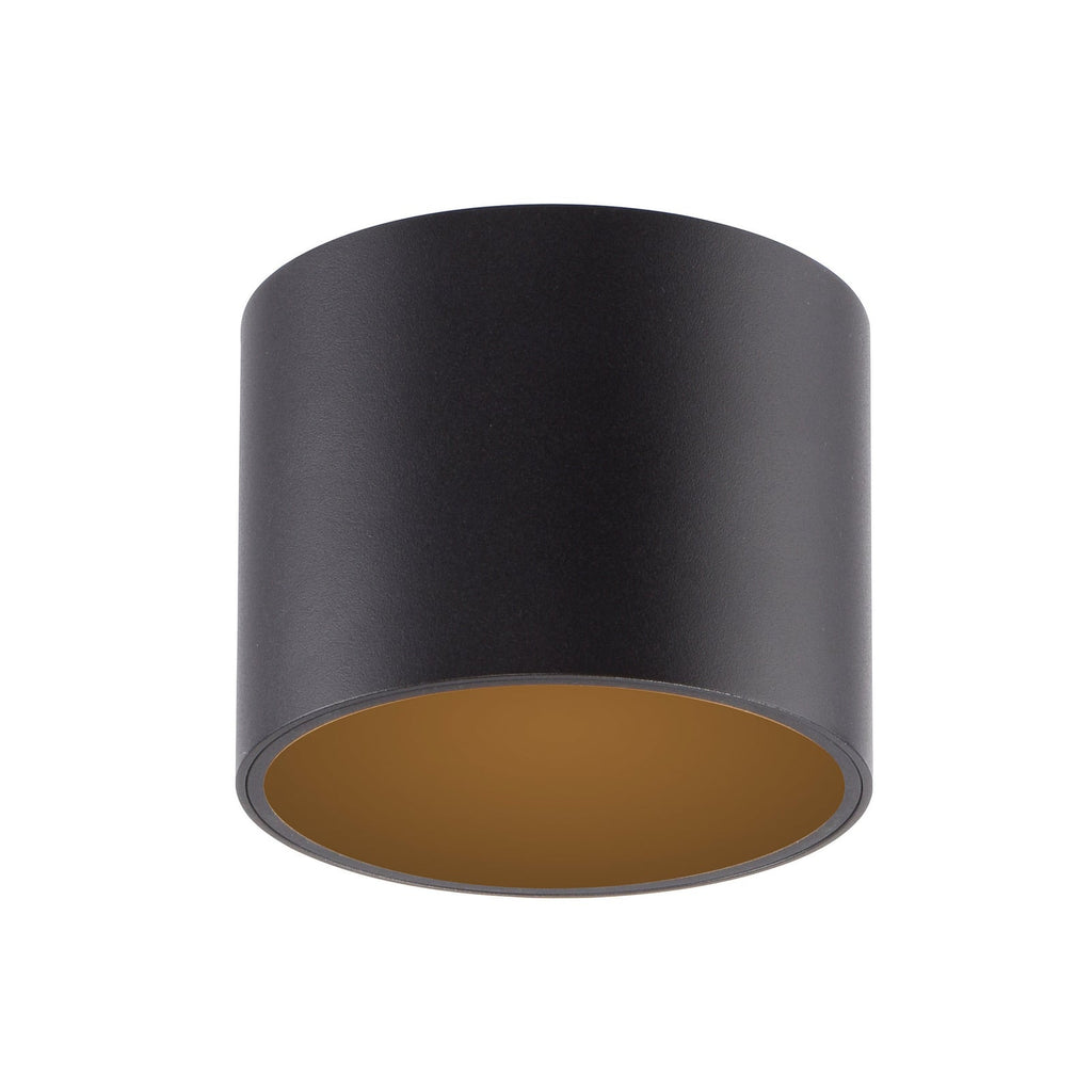 LED baderomslampe Point svart dimbar foran