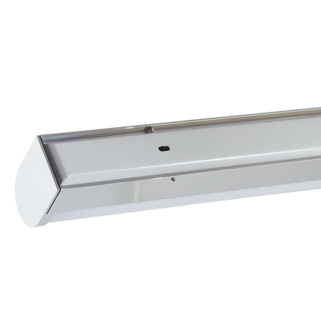 LED baderomslampe Ponto hvit/krom 90 cm IP44 18W lysstråling