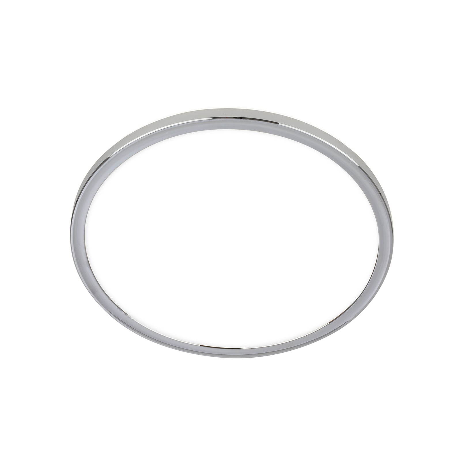 LED baderomslampe Pulap krom/hvit forfra