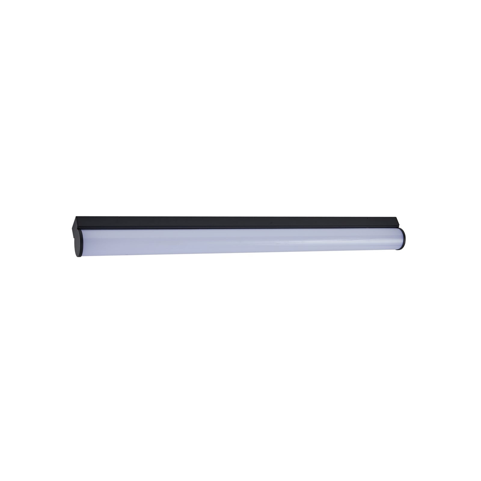LED baderomslampe Vilmara svart 90 cm IP44 3000K montert i baderom