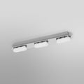 LED baderomslampe WiFi Orbis Duplo 3-lys sølv IP44 forfra