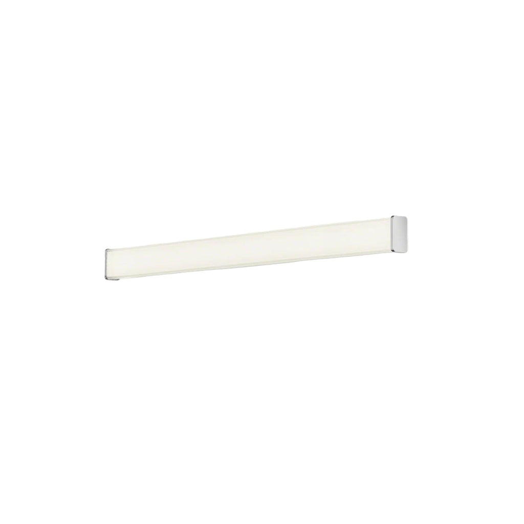 LED baderomsvegglampe Alla krom 90 cm CCT IP44 forfra