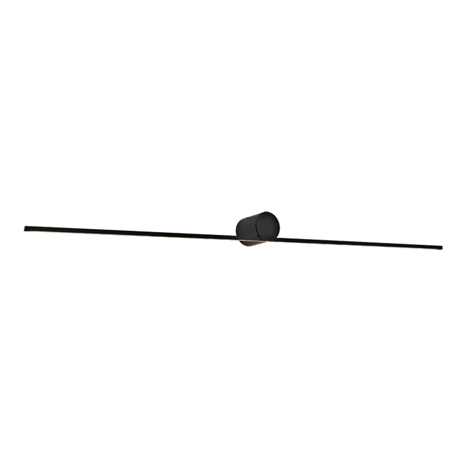 LED baderomsvegglampe aluminium sandsvart 90 cm IP44 Zambelis forfra