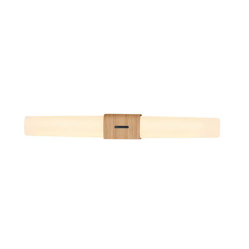 LED baderomsvegglampe Helva Double Basic tredekor IP44 bakside