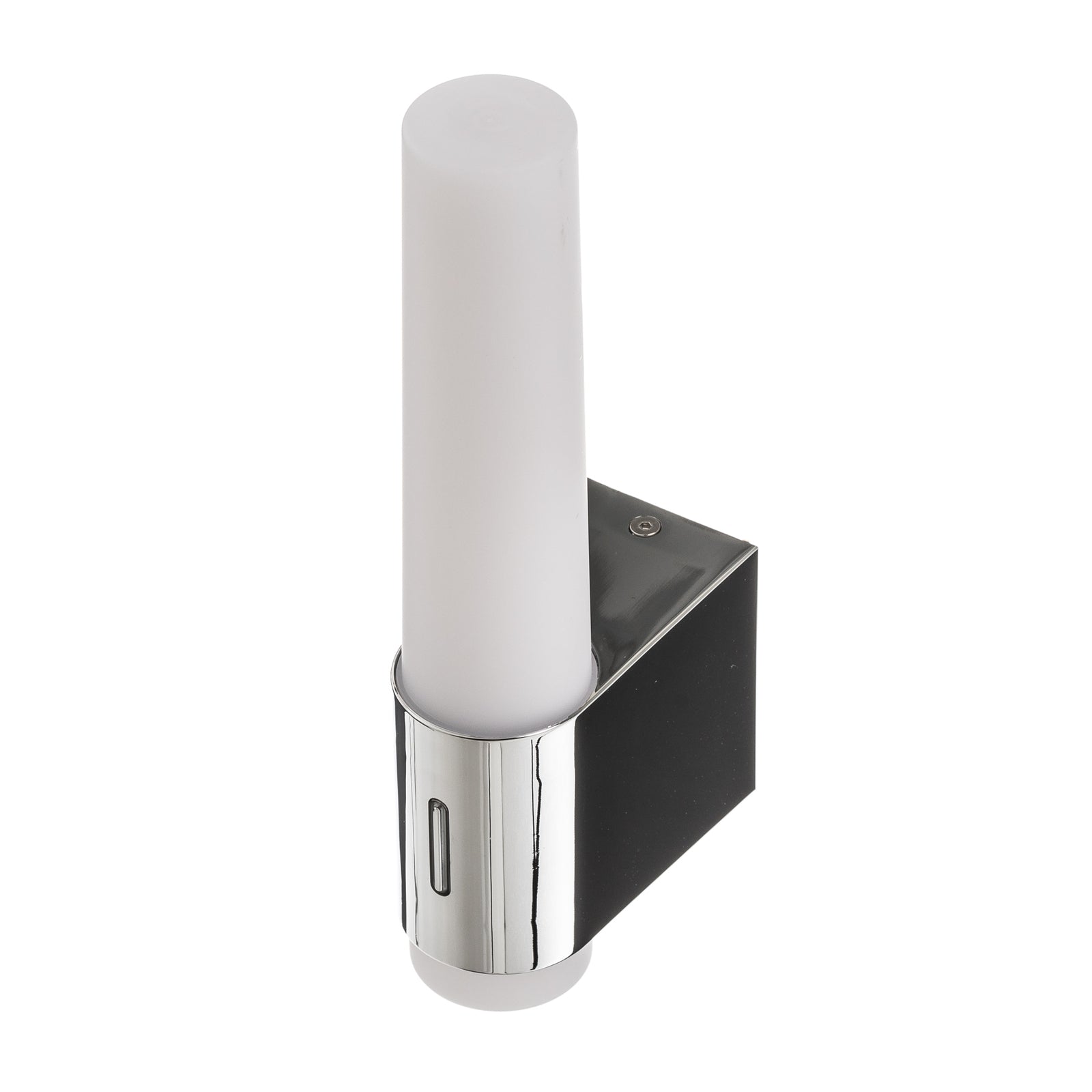 LED baderomsvegglampe Helva Night krom IP44 med bryter lysmodus