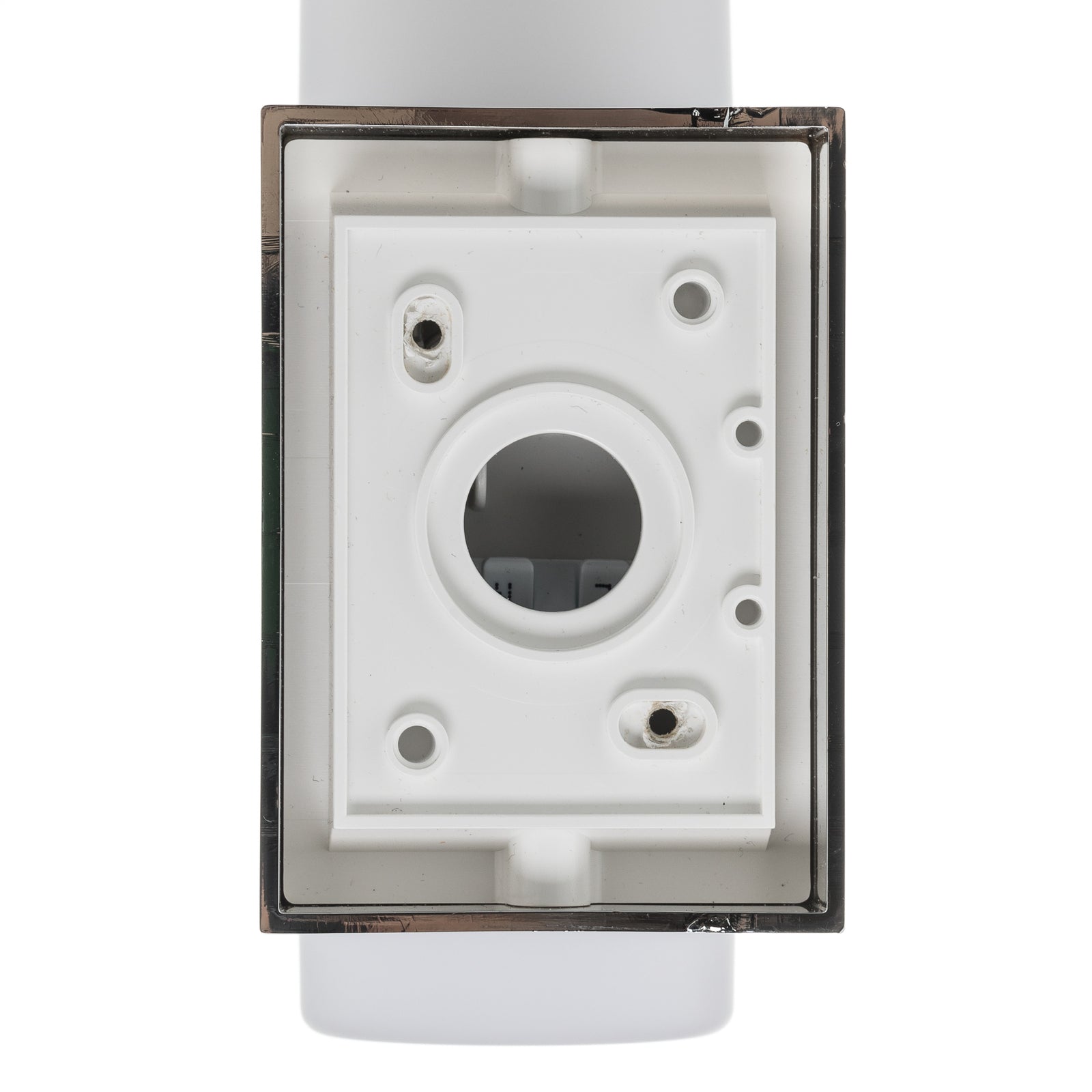 LED baderomsvegglampe Helva Night krom IP44 med bryter bryter