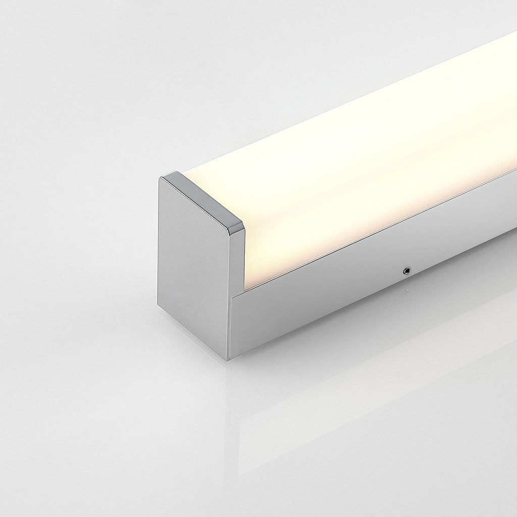 LED baderomsvegglampe Klea 60 cm krom aluminium IP44 oversikt