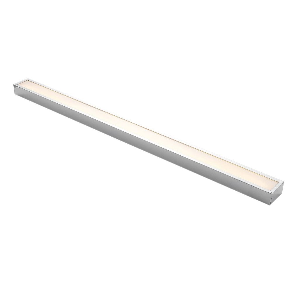 Detalj av LED baderomsvegglampe Layan 120 cm krom