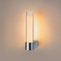 LED baderomsvegglampe Lygant single krom aluminium IP44 forfra