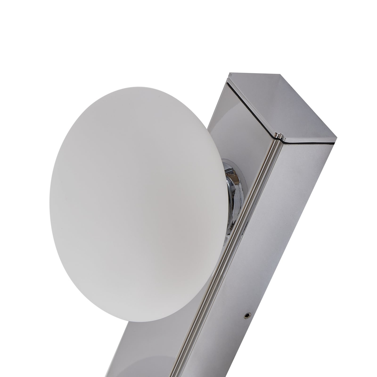 LED baderomsvegglampe Myrra 4-lys glass krom 60 cm detalj av kromfinish