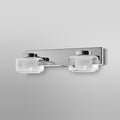 LED baderomsvegglampe ORBIS FLAME 2-lys krom CCT IP44 forfra