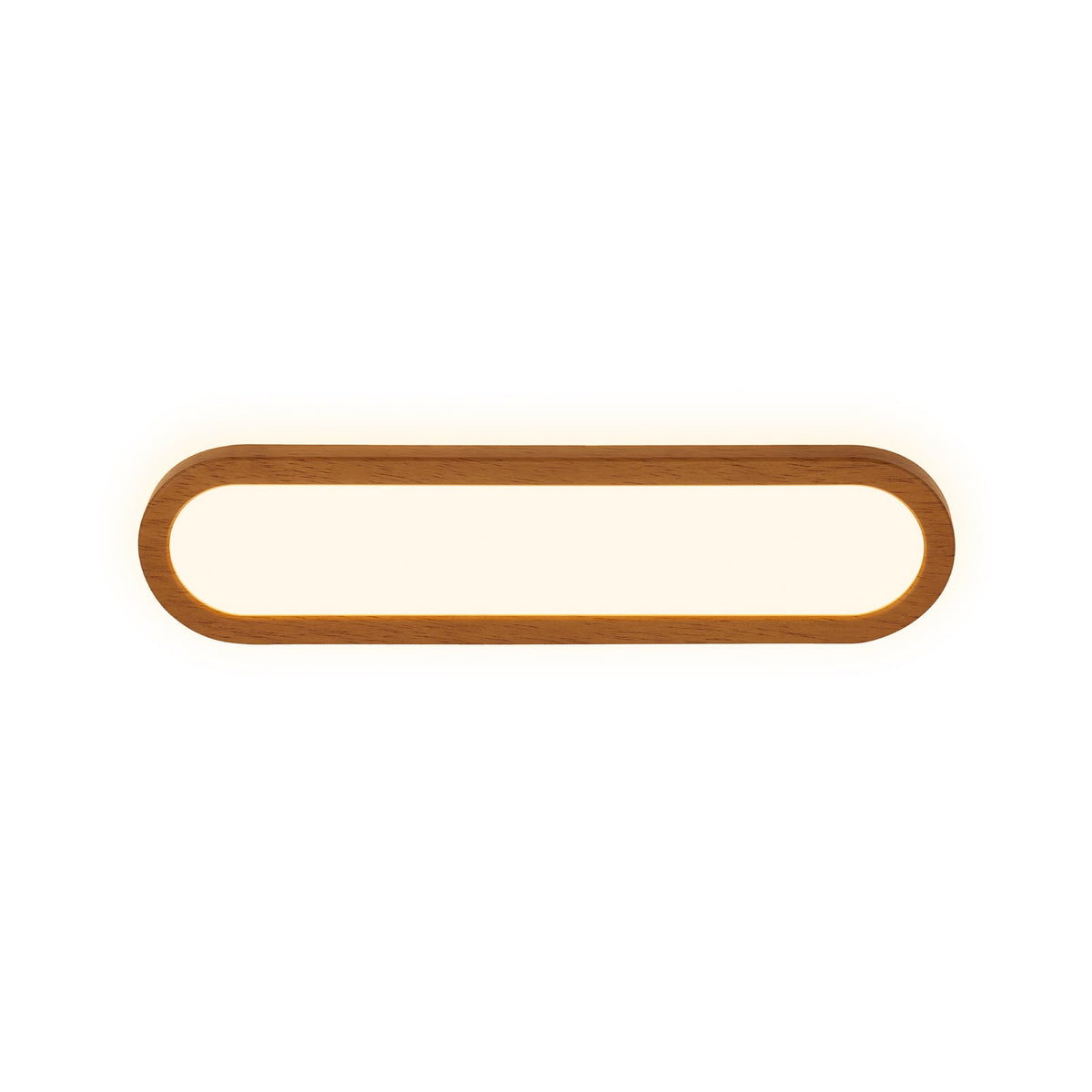LED baderomsvegglampe Pil trefarget 35 cm IP44 10W forfra