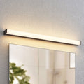 LED baderomsvegglampe Ulisan svart 89 cm IP44 forfra