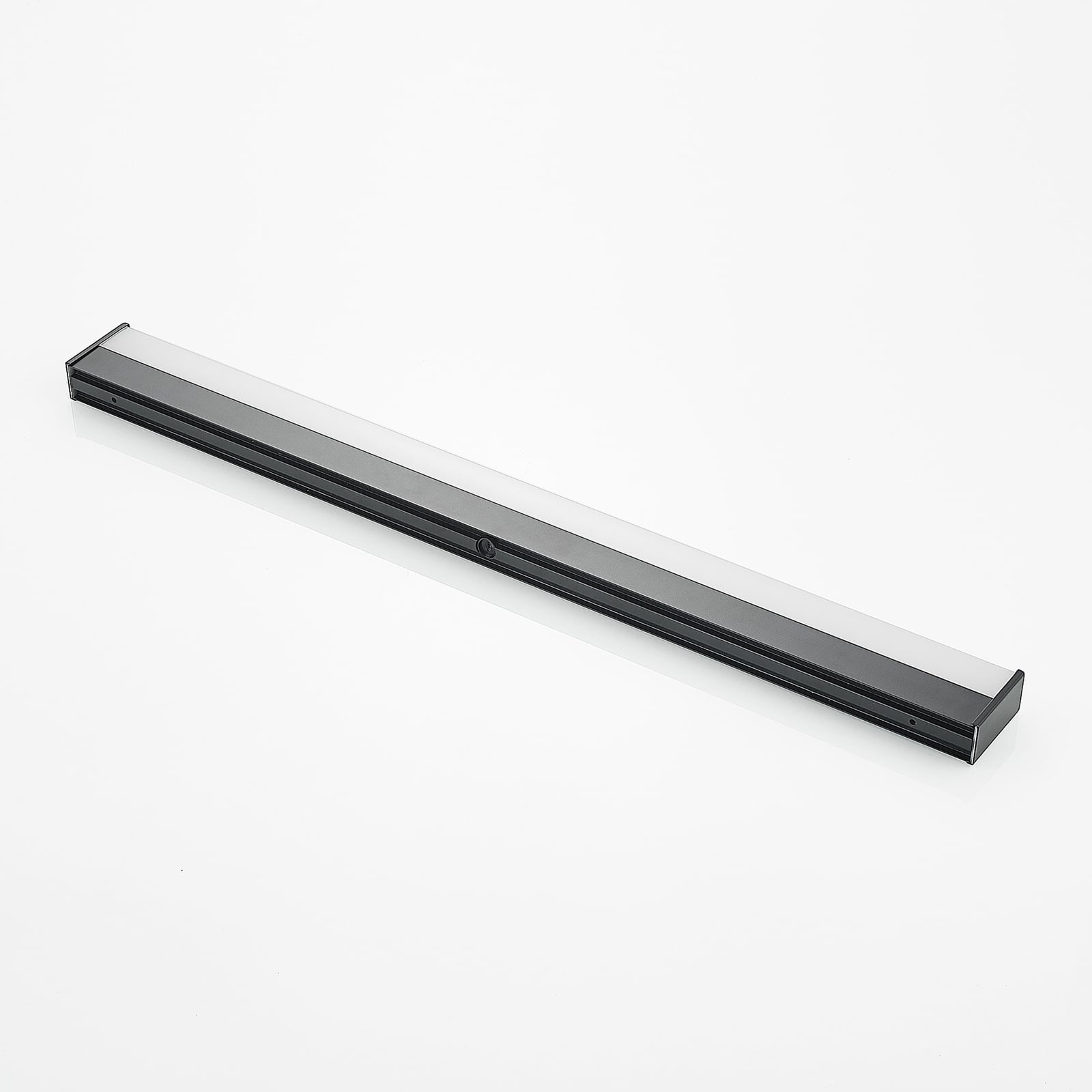LED baderomsvegglampe Ulisan svart 89 cm IP44 - Lindby