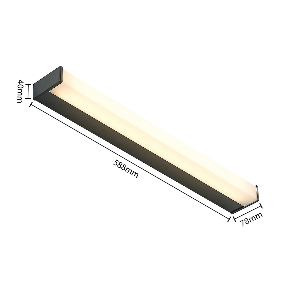 LED baderomsvegglampe Ulisan svart/hvit profilbilde