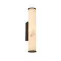 LED baderomsvegglampe Wales svart marmorert front