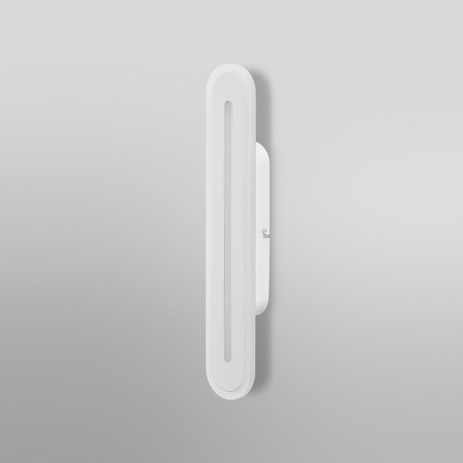 LED baderomsvegglampe WiFi dimbar CCT 40 cm hvit IP44 forfra