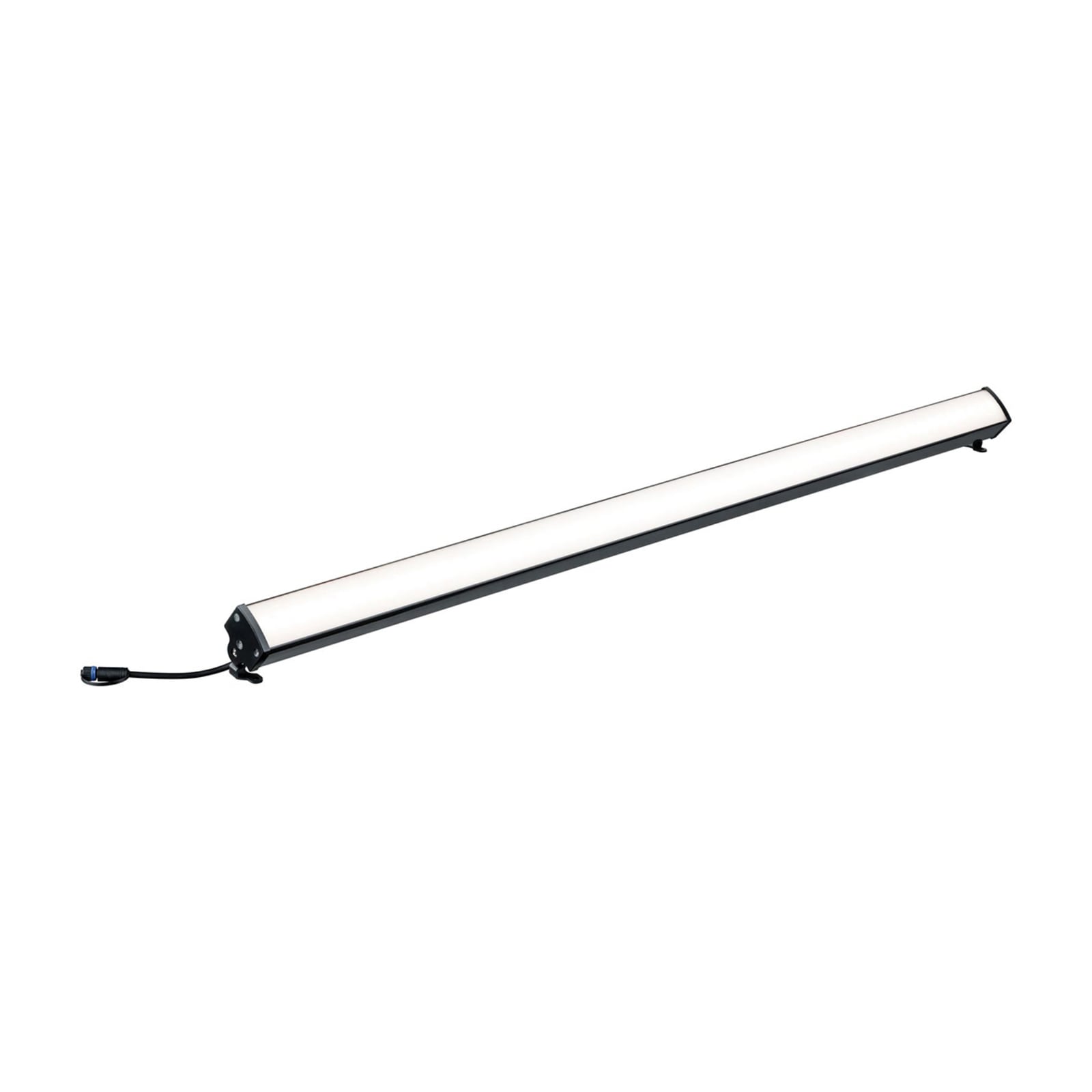 LED bakke-lyslist aluminium antrasitt 86 cm dimbar IP67 - Paulmann forfra