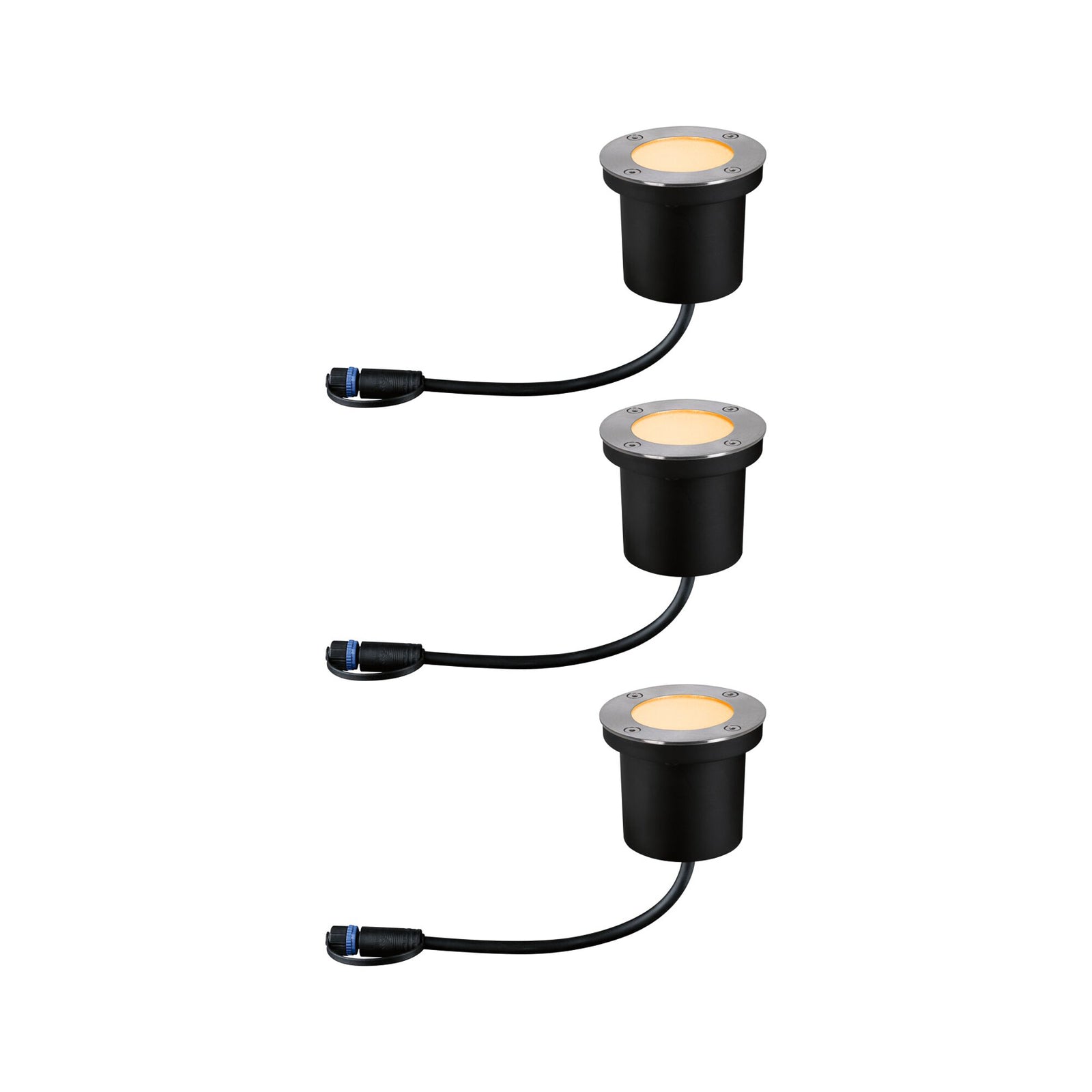 LED bakkespot 3-pack startsett 4,5W 2200K IP67 - bakside