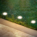 LED bakkespot 3-pack rustfritt stål Ø4,5 cm IP67 12V - Briloner forfra