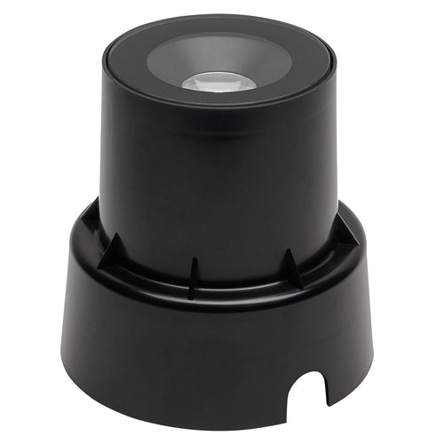 LED bakkespot 7876 svart Ø9,2 cm fra Konstsmide forfra