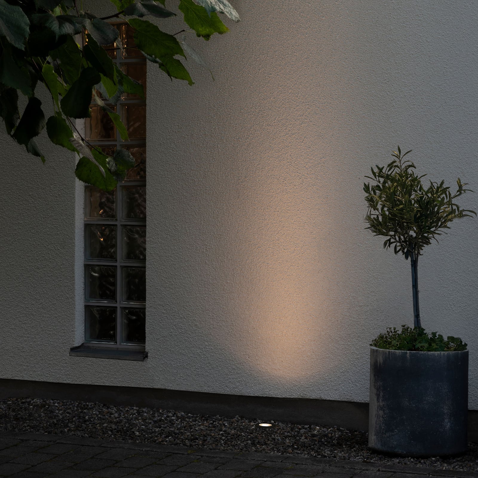 Bakside av LED bakkespot 7876 svart Ø9,2 cm Konstsmide
